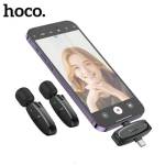 Hoco L15 Dual Wireless Lavalier Microphone – Type-C & Lightning Receivers for iPhone & Android - Image 3